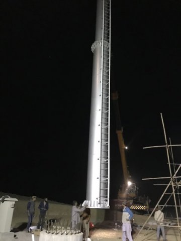 Highest Dual Billboard on Unipole Installed at Eighteen Islamabad